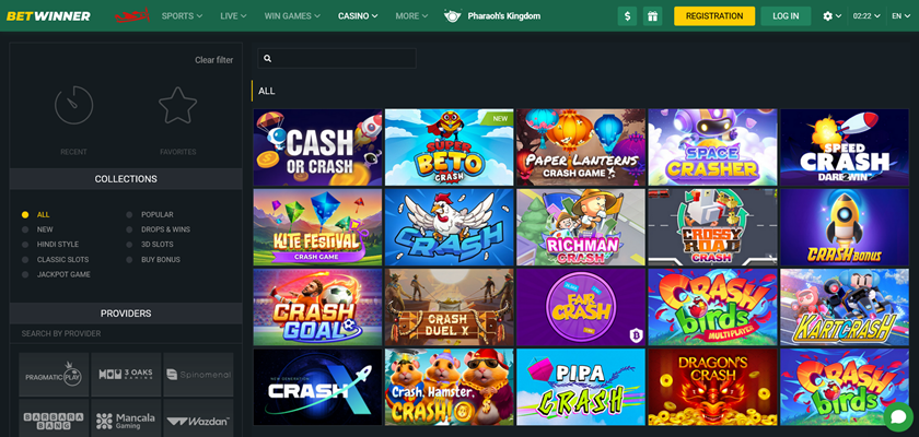 Betwinner Crash Games