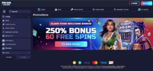 Prism Casino Bonus and Promotions Structure