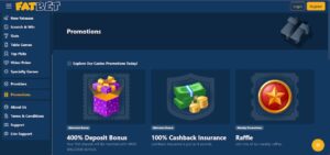 Fatbet Casino Bonuses